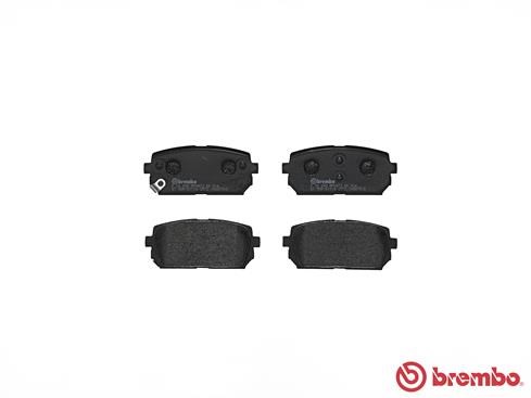 Brake Pad Set, disc brake BREMBO P30040 2