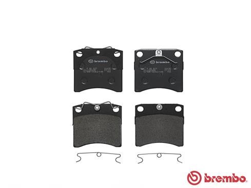 Brake Pad Set, disc brake BREMBO P85027 2