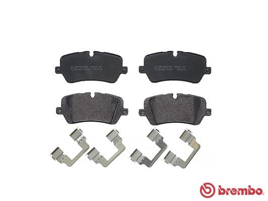 Brake Pad Set, disc brake BREMBO P44021 2