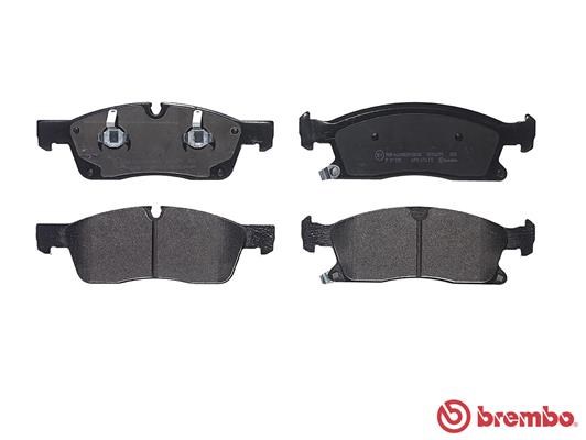 Brake Pad Set, disc brake BREMBO P37015 2