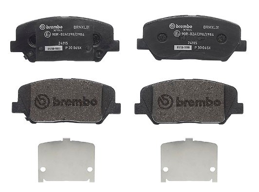Brake Pad Set, disc brake BREMBO P30065X 2