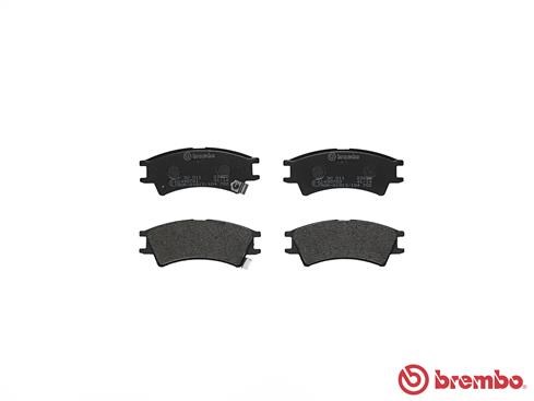 Brake Pad Set, disc brake BREMBO P30011 2