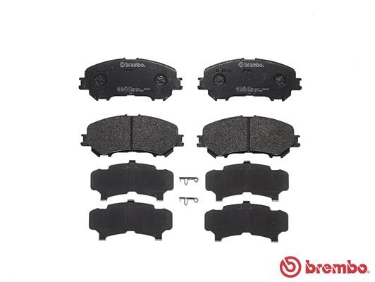 Brake Pad Set, disc brake BREMBO P56100 2
