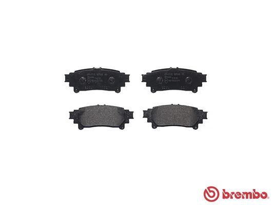Brake Pad Set, disc brake BREMBO P83152 2