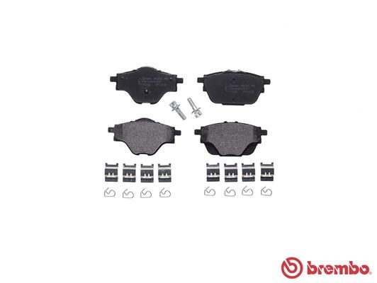Brake Pad Set, disc brake BREMBO P61124 2