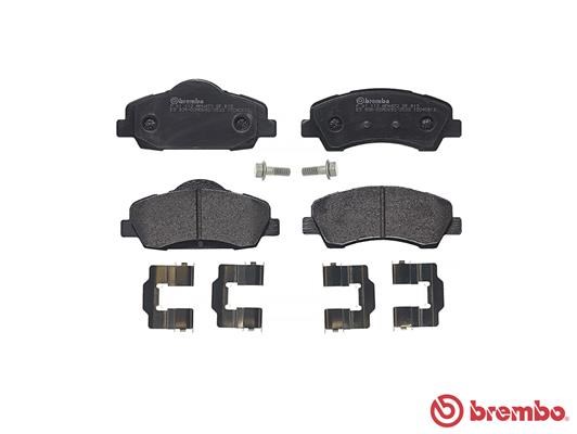 Brake Pad Set, disc brake BREMBO P61113 2