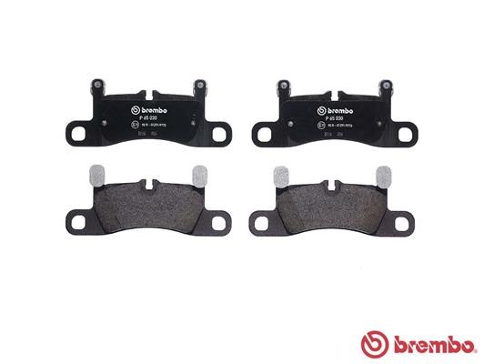 Brake Pad Set, disc brake BREMBO P65030 2