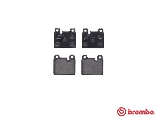 Brake Pad Set, disc brake BREMBO P65001 2