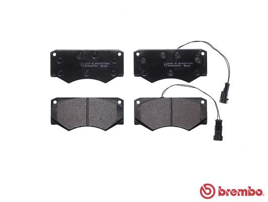 Brake Pad Set, disc brake BREMBO PA6016 2