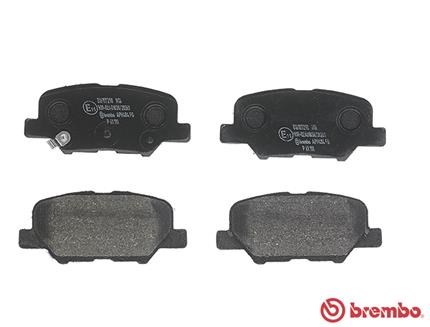 Brake Pad Set, disc brake BREMBO P61111 2