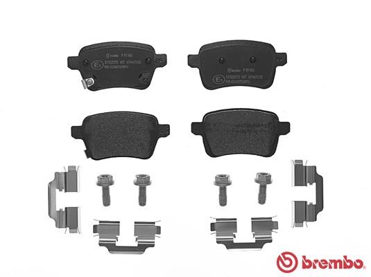 Brake Pad Set, disc brake BREMBO P59086 2