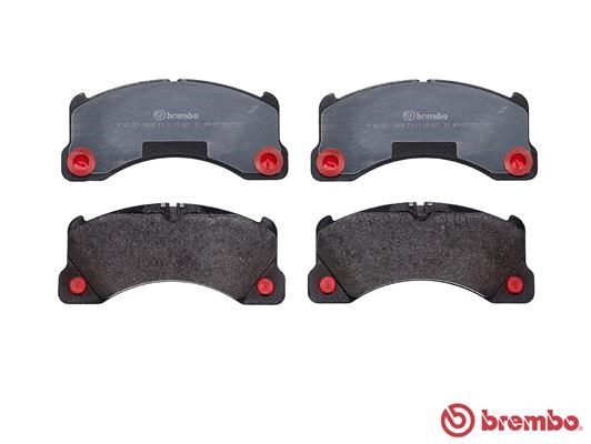 Brake Pad Set, disc brake BREMBO P65021 2