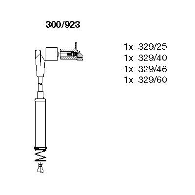 Ignition Cable Kit BREMI 300/923