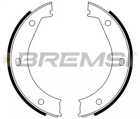 Brake Shoe Set, parking brake BREMSI GF0076