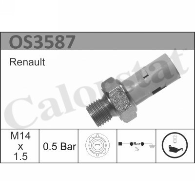 Oil Pressure Switch CALORSTAT by Vernet OS3587