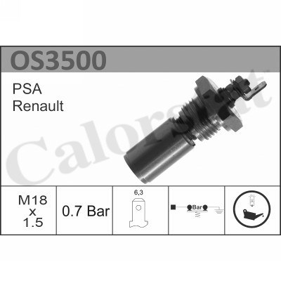 Oil Pressure Switch CALORSTAT by Vernet OS3500