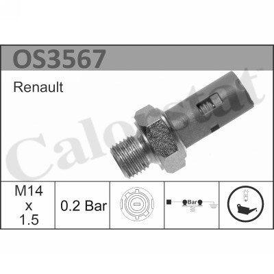 Oil Pressure Switch CALORSTAT by Vernet OS3567