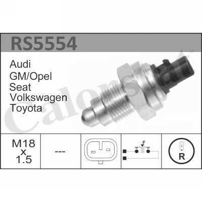 Switch, reverse light CALORSTAT by Vernet RS5554