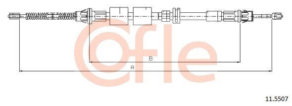 Cable Pull, parking brake COFLE 115507