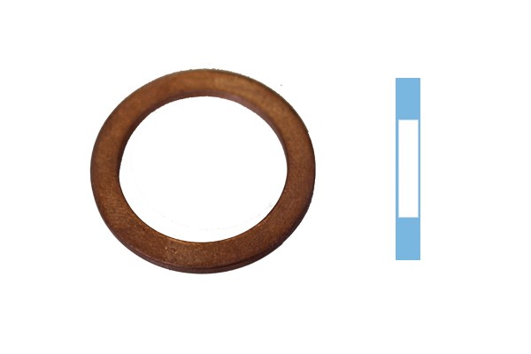 Seal Ring, oil drain plug CORTECO 005666H