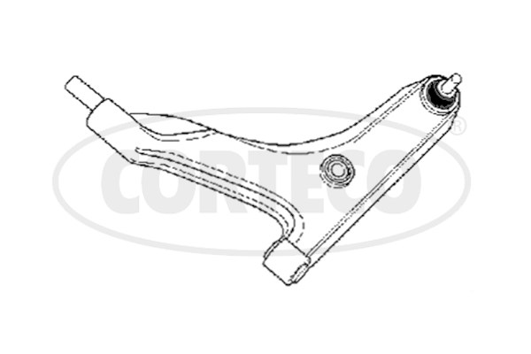 Control Arm/Trailing Arm, wheel suspension CORTECO 49397469