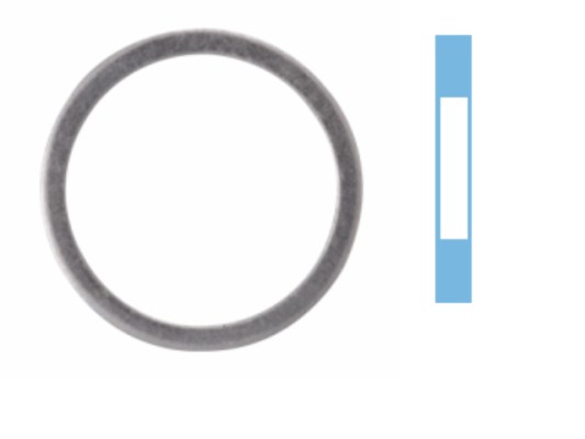 Seal Ring, oil drain plug CORTECO 005501S 2