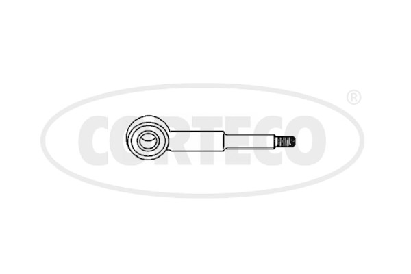 Link/Coupling Rod, stabiliser bar CORTECO 49401313