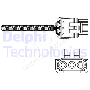 Lambda Sensor DELPHI ES10968-12B1