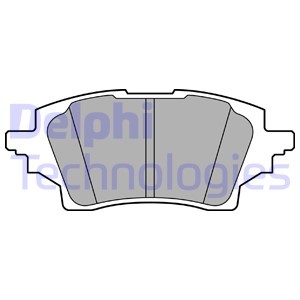 Brake Pad Set, disc brake DELPHI LP3608