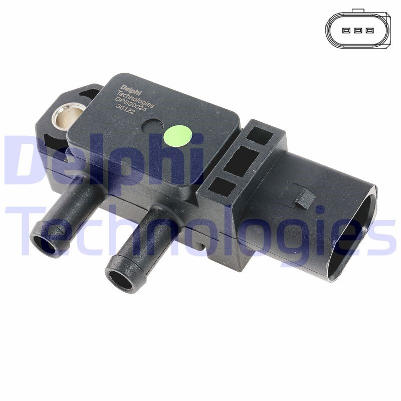 Sensor, exhaust pressure DELPHI DPS00024-12B1