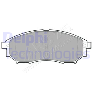 Brake Pad Set, disc brake DELPHI LP2030