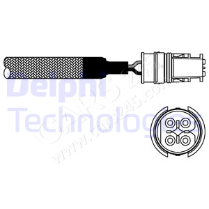 Lambda Sensor DELPHI ES10580-12B1