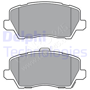 Brake Pad Set, disc brake DELPHI LP3363
