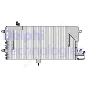 Condenser, air conditioning DELPHI TSP0225073