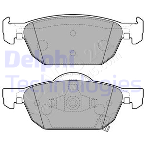 Brake Pad Set, disc brake DELPHI LP2144