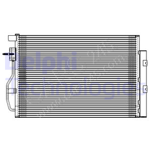 Condenser, air conditioning DELPHI CF20266