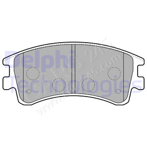 Brake Pad Set, disc brake DELPHI LP1799