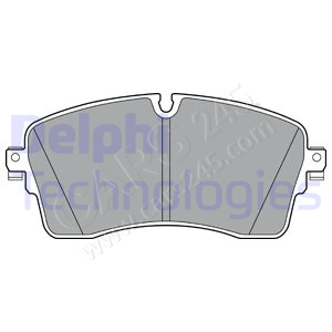 Brake Pad Set, disc brake DELPHI LP3395