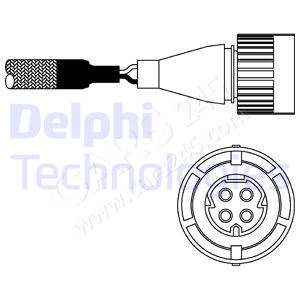Lambda Sensor DELPHI ES10254-12B1