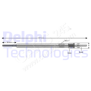 Glow Plug DELPHI HDS423