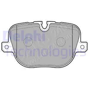 Brake Pad Set, disc brake DELPHI LP2175