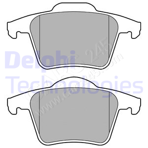 Brake Pad Set, disc brake DELPHI LP1835