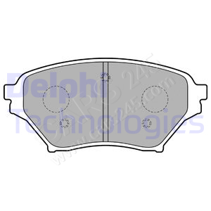 Brake Pad Set, disc brake DELPHI LP1761