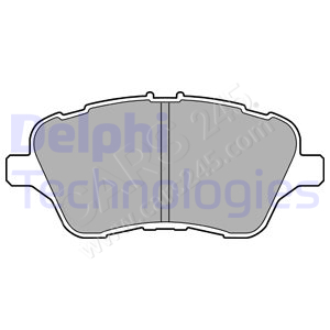 Brake Pad Set, disc brake DELPHI LP2474