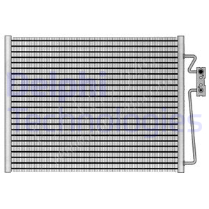 Condenser, air conditioning DELPHI TSP0225187
