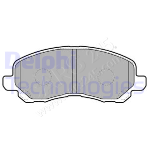 Brake Pad Set, disc brake DELPHI LP1684