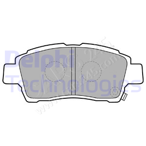 Brake Pad Set, disc brake DELPHI LP1414