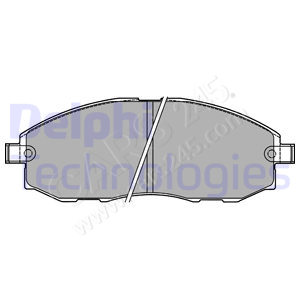 Brake Pad Set, disc brake DELPHI LP1434