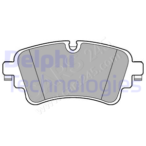 Brake Pad Set, disc brake DELPHI LP3240