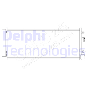 Condenser, air conditioning DELPHI CF20381